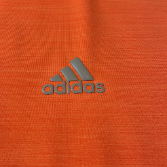 Adidas Performance Mens Golf Polo (Orange) - Picture 3 of 4